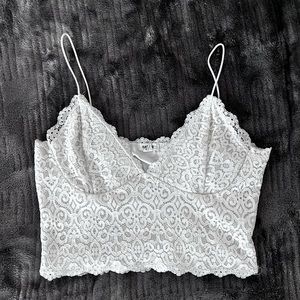 Lace crop top